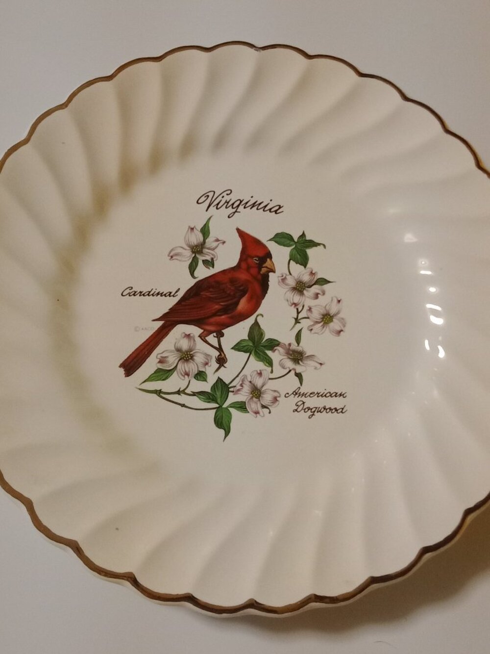 Virginia Souvenir Plate